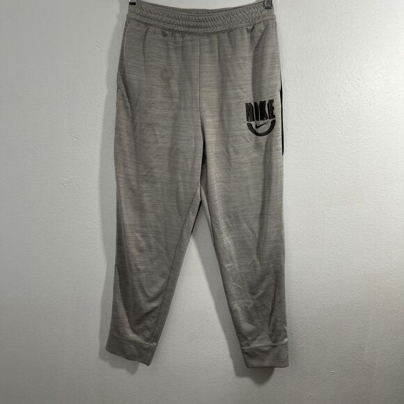 Nike Sweatpants Youth XL Gray Activewear Pull‎ On Drawstring Retro Y2K - Picture 1 of 7